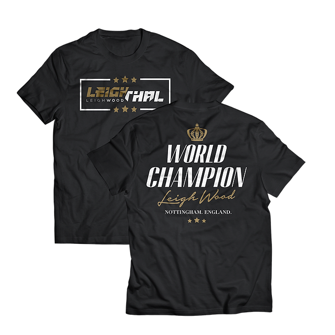 Black Leigh Wood Tee