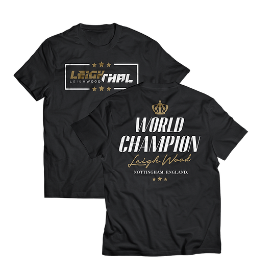 Black Leigh Wood Tee