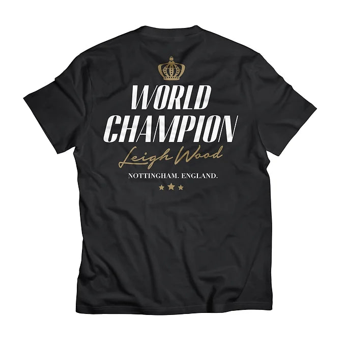 Black Leigh Wood Tee