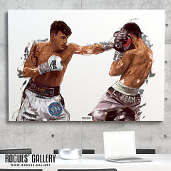Leigh Wood vs Xau Can (Signed) Poster